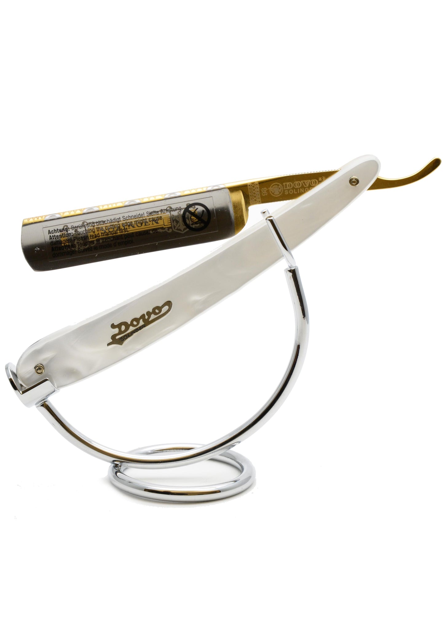 Dovo Solingen, STRAIGHT RAZOR Perlmutt Mother Pearl Imitation