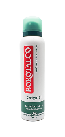 Borotalco, Original Antiperspirant DEODORANT AEROSOL SPRAY 150ml