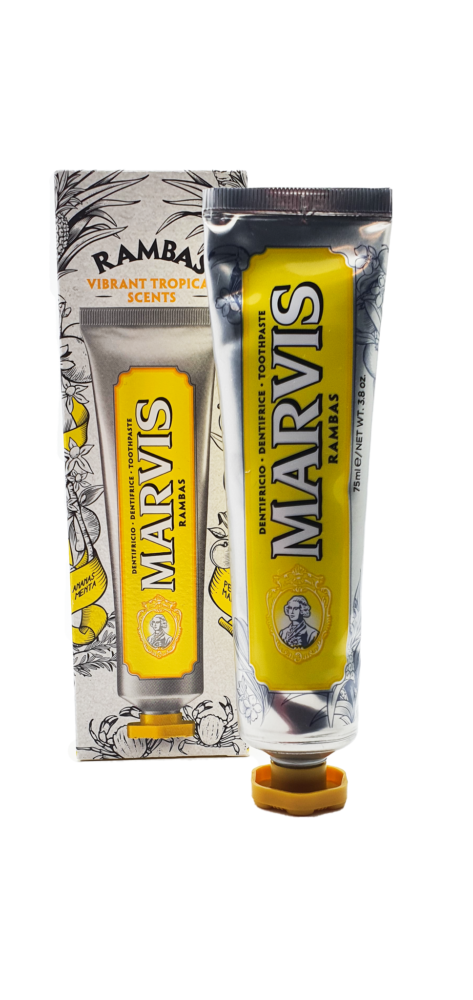 Marvis, TOOTHPASTE RAMBAS, Vibrant Tropical Scents