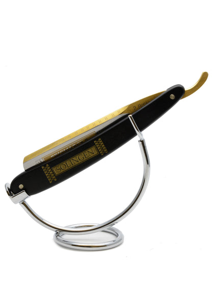 Dovo Solingen, STRAIGHT RAZOR Bismarck Ebony Wood D2- 6810