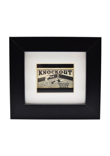 Knockout razor blade artwork