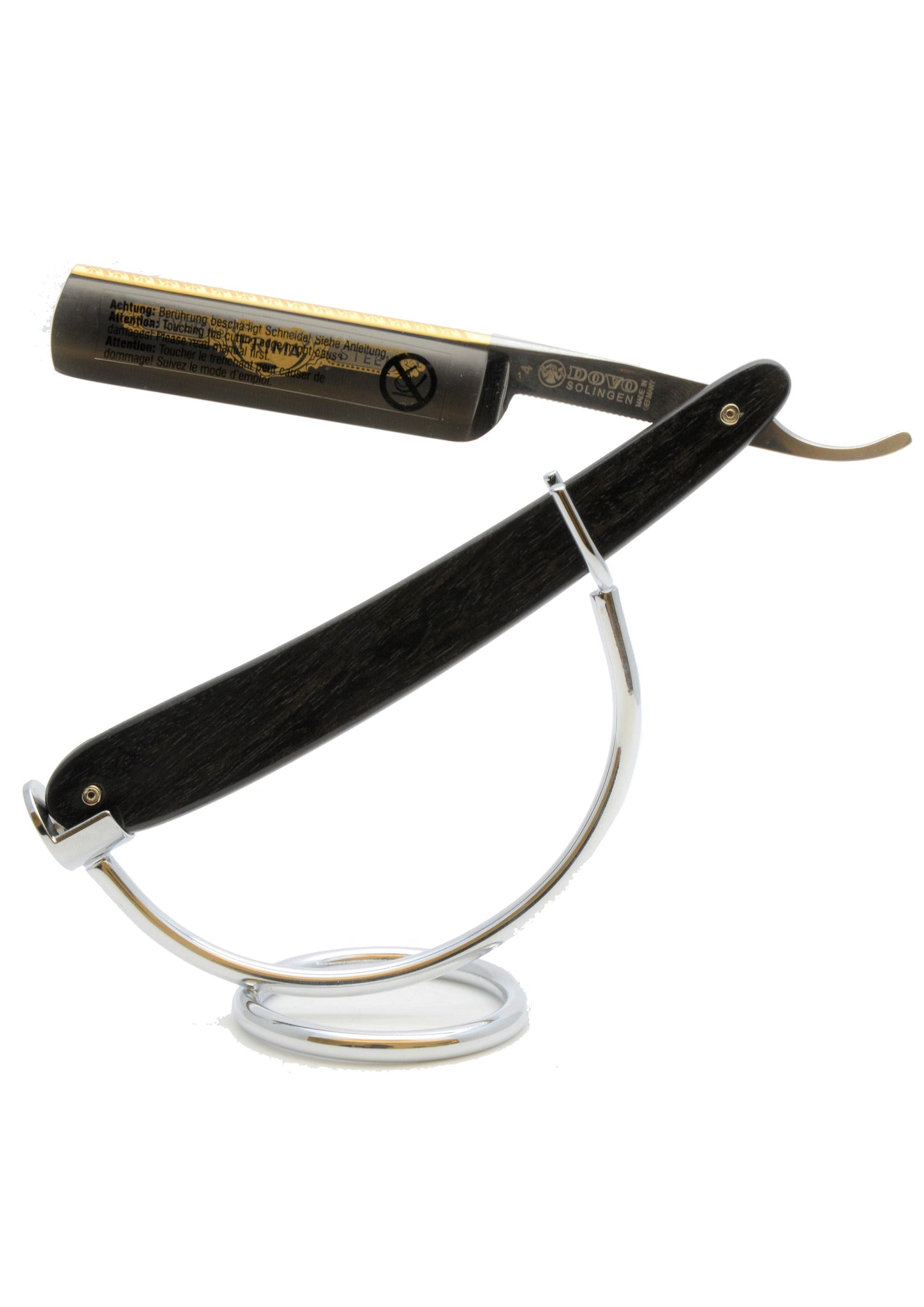 Dovo Solingen, STRAIGHT RAZOR Ebony Wood