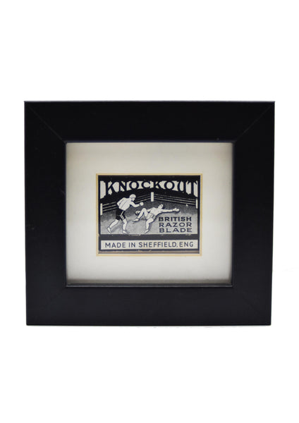 Knockout razor blade artwork