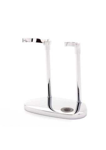 Muhle, CHROME STAND FOR KOSMO SHAVING BRUSH & RAZOR RHM87 Double Stand