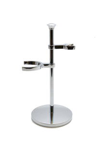 Muhle, CHROME SHAVING SET STAND FOR PURIST SERIES BRUSHES & RAZORS RHM50 Double Stand