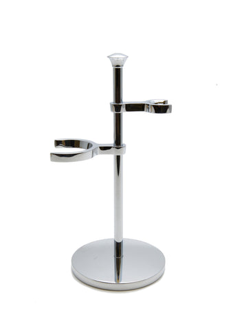 Muhle, CHROME SHAVING SET STAND FOR PURIST SERIES BRUSHES & RAZORS RHM50 Double Stand