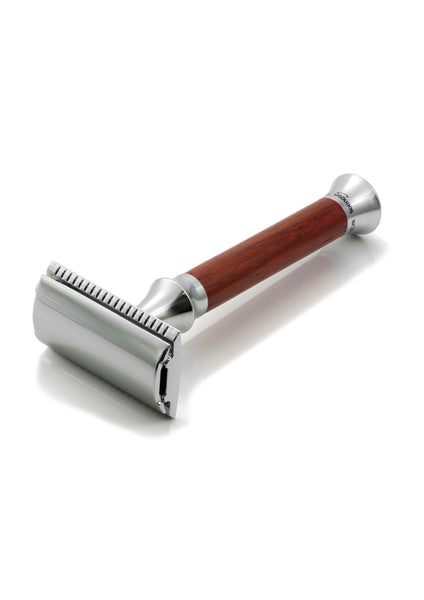 Giesen & Forsthoff, D E SAFETY RAZOR Timor Wooden handle