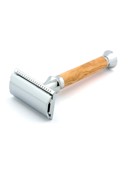 Giesen & Forsthoff, D E SAFETY RAZOR Timor Wooden handle