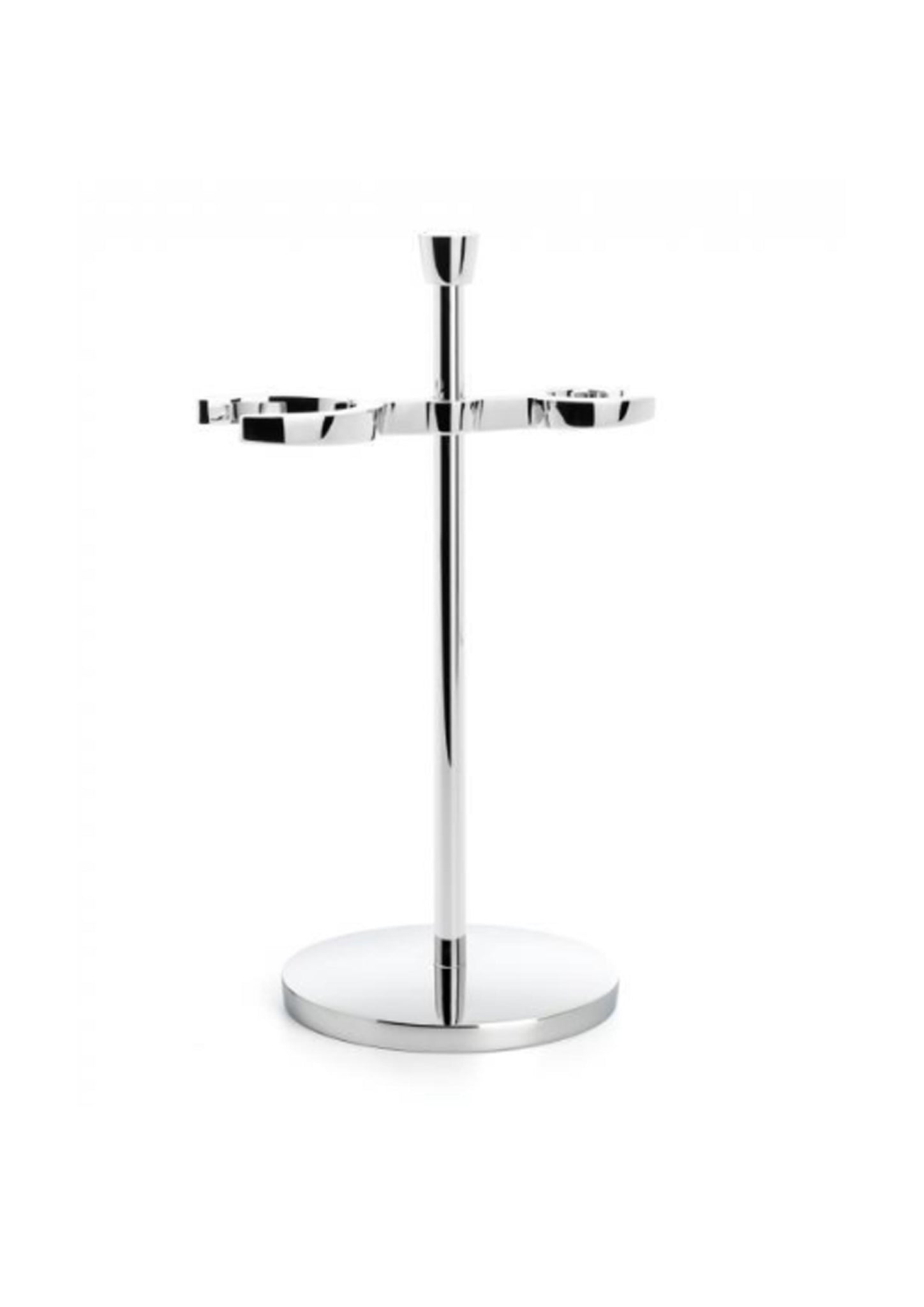 Muhle, CHROME SHAVING SET STAND FOR LISCIO SERIES BRUSHES & RAZORS RHM14 Double Stand