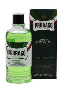 Proraso Green, AFTER SHAVE LOTION with Eucalyptus oil and Menthol, 400 ml