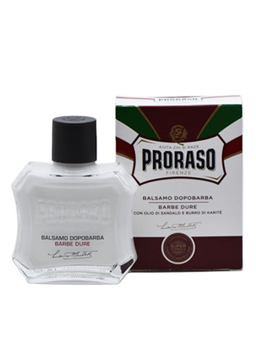 Proraso Red, AFTER SHAVE BALM with Sandalwood and Shea Oil