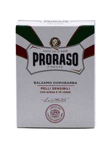 Proraso White, AFTER SHAVE BALM with Green Tea and Oatmeal, 100 ml