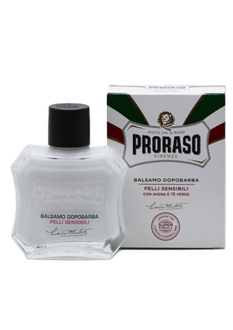 Proraso White, AFTER SHAVE BALM with Green Tea and Oatmeal, 100 ml