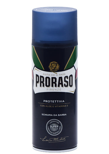 Proraso Blue, SHAVING FOAM with Aloe and Vitamin E, 400 ml