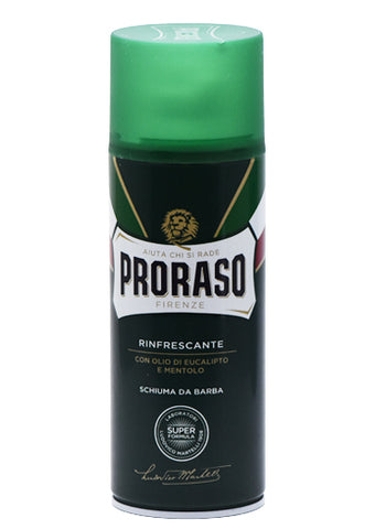 Proraso Green, SHAVING FOAM with Eucalyptus oil and Menthol 400ml