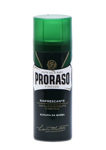 Proraso Green, SHAVING FOAM with Eucalyptus oil and Menthol  400ml, 100ml, 50ml