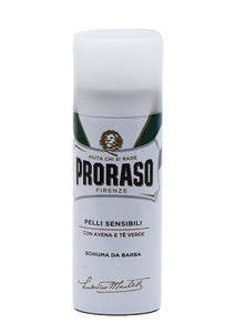 Proraso White, SHAVING FOAM with Green Tea and Oatmeal TRAVEL SIZE 50ML