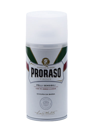 Proraso White, SHAVING FOAM with Green Tea and Oatmeal