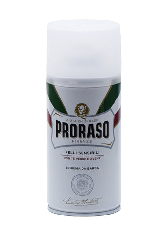 Proraso White, SHAVING FOAM with Green Tea and Oatmeal 300ml, 50ml