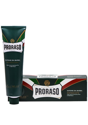 Proraso Green, SHAVING CREAM in a Tube, with Eucalyptus oil and Menthol 150ml