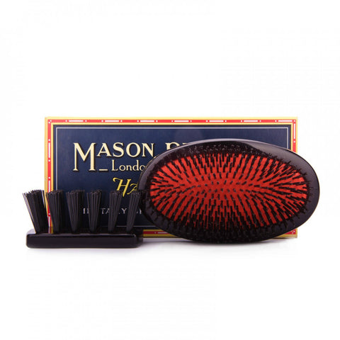 Mason Pearson, HAIR BRUSH Medium Military Pure Bristles B2M