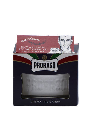 Proraso Blue, PRE SHAVE Cream with Aloe and Vitamin E,100 ml