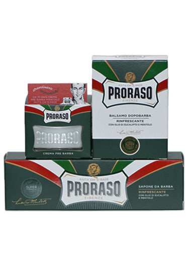 Proraso Green, SHAVING CREAM in a Tube, with Eucalyptus oil and Menthol