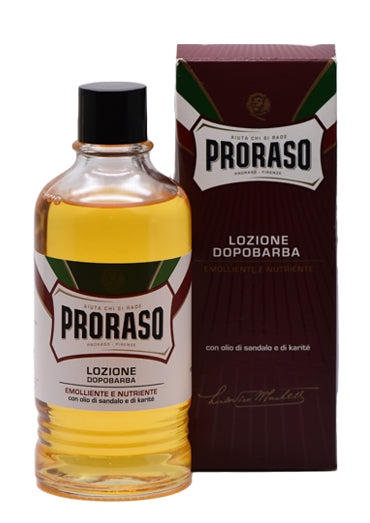 Proraso Red, AFTER SHAVE LOTION with Sandalwood and Shea Oil 400ML