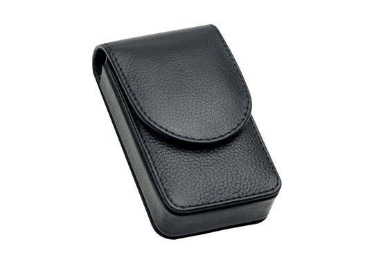 Giesen and Forsthoff razor and razor blade travel case in black leather