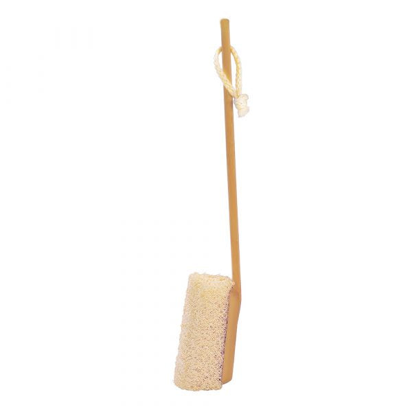 Natural Exfoliating Loofah Bath Brush with Wooden Handle