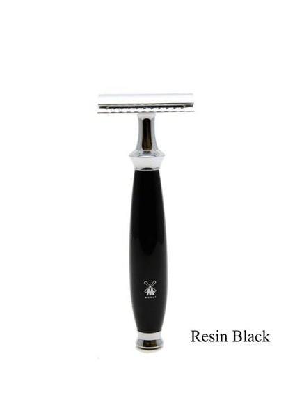 Muhle Purist double edge safety razor with black resin handle