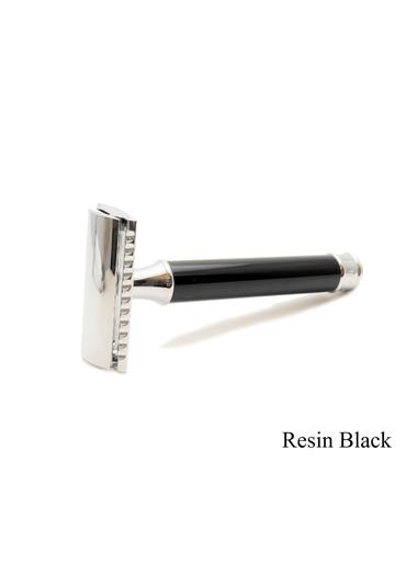Muhle traditional double edge safety razor with closed comb and black resin handle