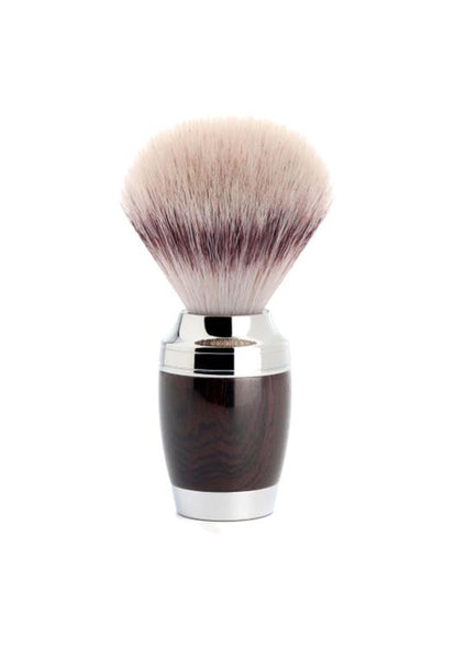 Muhle Stylo shaving brush with grenadilla wood handle and synthetic fibre bristles