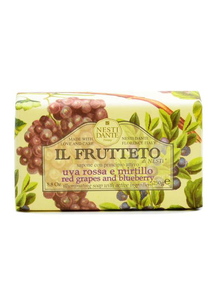 Nesti Dante il frutteto red grapes and blueberry soap