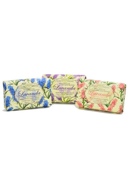 Three Nesti Dante lavender soaps