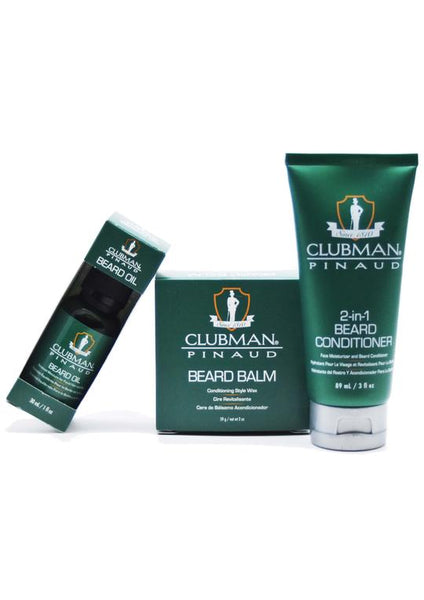 Pinaud Clubman beard balm with beard conditioner and beard oil