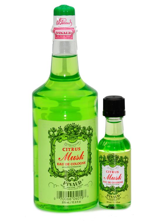 Pinaud, CITRUS MUSK eau de cologne 370ml, 50ml – St James Shaving
