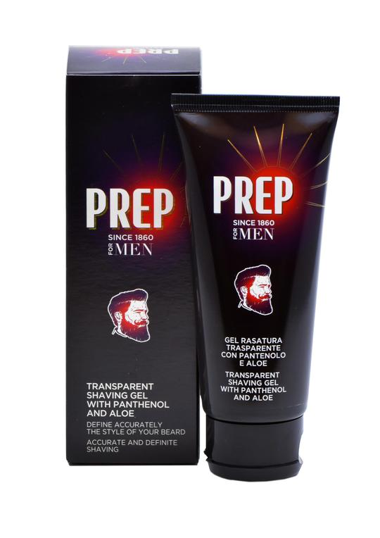 Prep shaving gel with pantheon and aloe vera