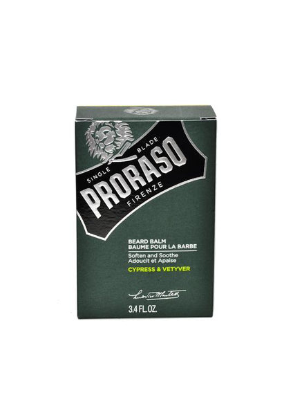 Proraso cypress and vetiver scented beard balm box