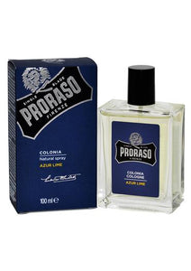 Proraso azur lime scented cologne bottle and box