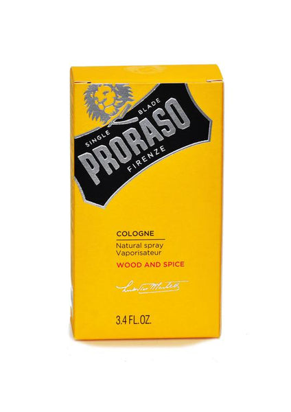 Proraso wood and spice scented cologne box