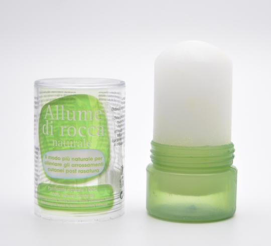 120 gram Sal natural alum deodorant open