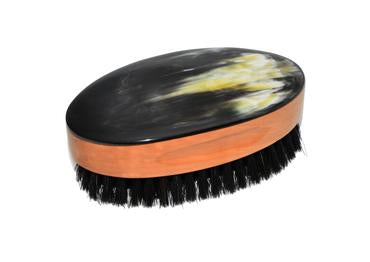St James Shaving Emporium 11cm dark horn backed hair brush