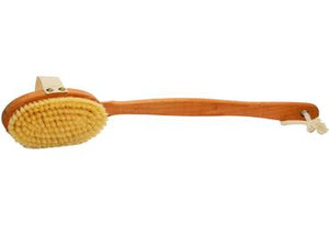 St James Shaving Emporium natural bristle bath brush with removable beechwood handle