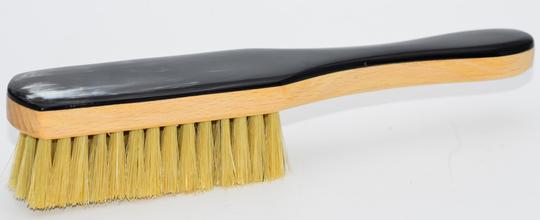 St James Shaving Emporium black horn backed clothes brush