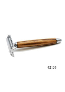 Fatip, D E SAFETY RAZOR Zebrano Wood