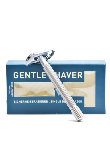 Giesen & Forsthoff, D E SAFETY RAZOR Butterfly Matt Chrome