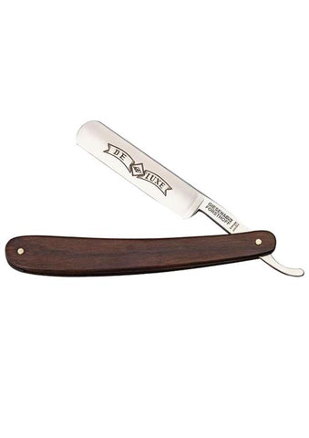 Giesen & Forsthoff 394 5/8'' Straight Razor - Plumwood with Blind Etch