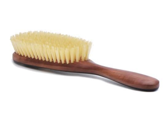 St James Shaving Emporium dark horn backed hair brush