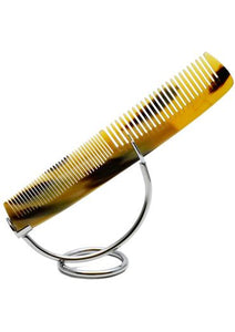 St James Shaving Emporium 180mm light horn comb